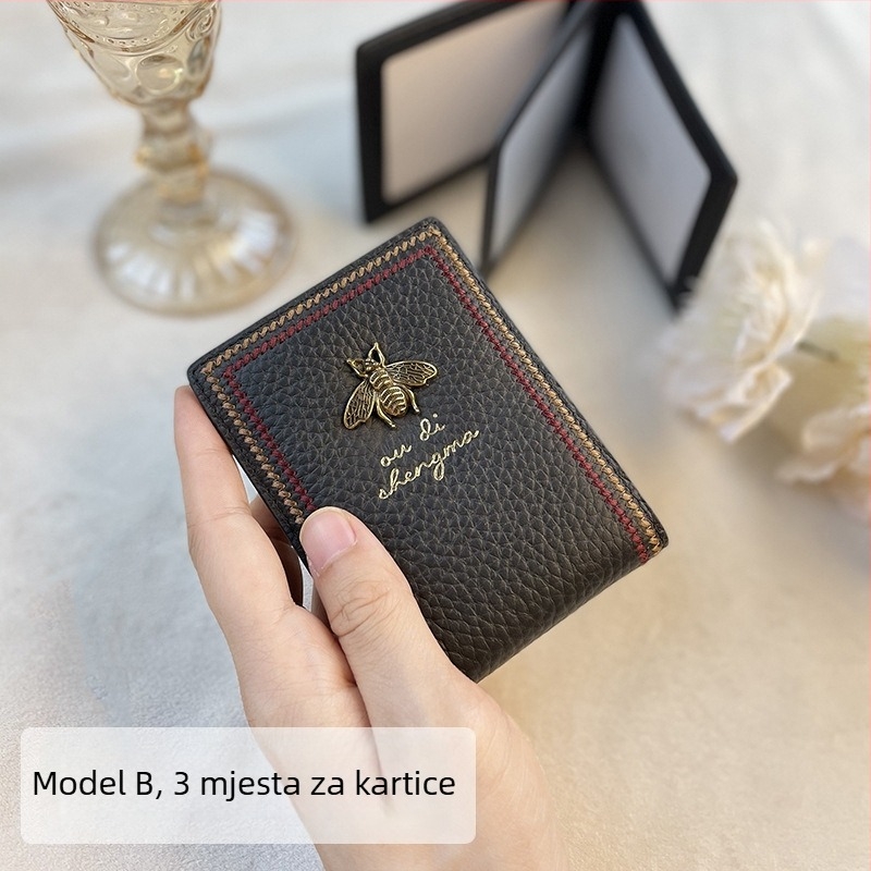 Holy Horse 3806ABC Kožna torbica za vozačku dozvolu, jednobojna, gradski minimalistički stil, za svakodnevnu upotrebu