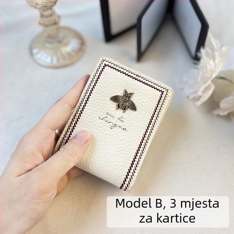 Holy Horse 3806ABC Kožna torbica za vozačku dozvolu, jednobojna, gradski minimalistički stil, za svakodnevnu upotrebu