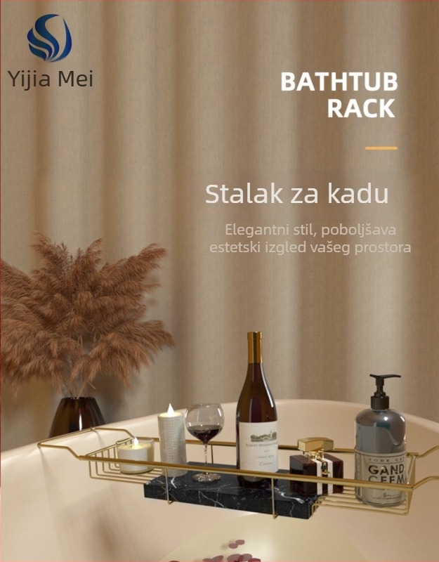 Nerđajući čelični kupaonski regal, povlačni, jednoslojni, stolni način ugradnje, jednostavan modern dizajn