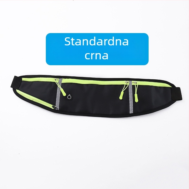 Ciklistička torbica za struk - unisex, vodootporna najlon sport torba s držačem za bocu vode, ultra lagana, za aktivnosti na otvorenom (Najlon; Vodootporan; Ultra lagan; Držač za bocu; Unisex)