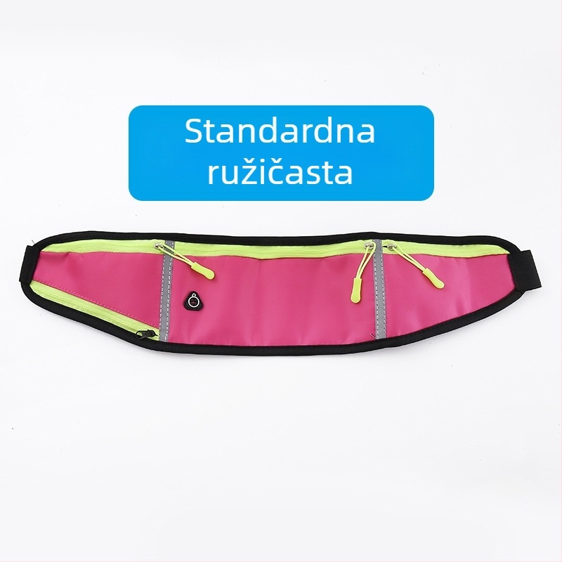 Ciklistička torbica za struk - unisex, vodootporna najlon sport torba s držačem za bocu vode, ultra lagana, za aktivnosti na otvorenom (Najlon; Vodootporan; Ultra lagan; Držač za bocu; Unisex)
