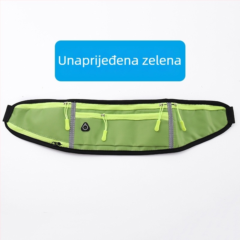 Ciklistička torbica za struk - unisex, vodootporna najlon sport torba s držačem za bocu vode, ultra lagana, za aktivnosti na otvorenom (Najlon; Vodootporan; Ultra lagan; Držač za bocu; Unisex)