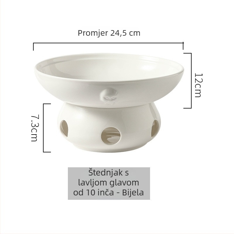 Grejna ploča od željeznog legura, zagrijavana svijećom, za Hunan suhi lonac