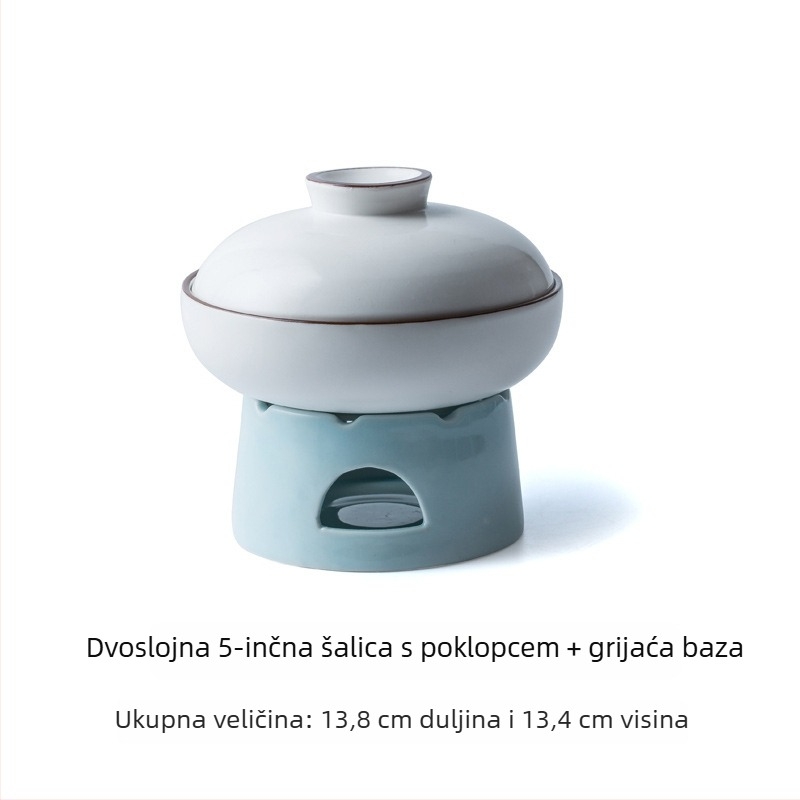Porcelanska jušna zdjela u japanskom stilu, okruglog oblika, kompatibilna s mikrovalnom, ispis logotipa i prilagodba