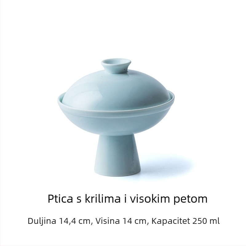 Porcelanska jušna zdjela u japanskom stilu, okruglog oblika, kompatibilna s mikrovalnom, ispis logotipa i prilagodba