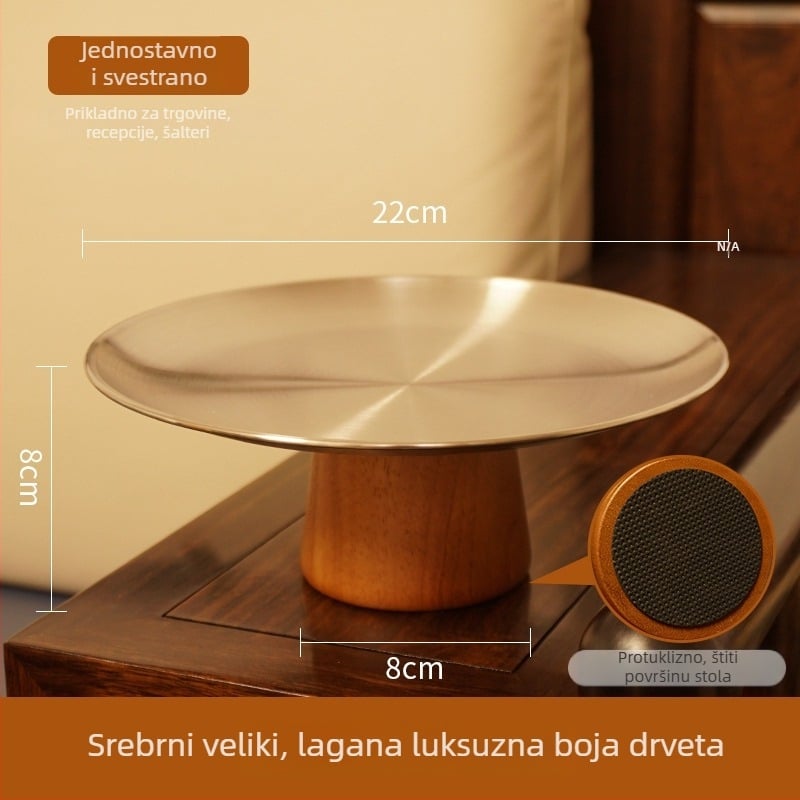 Voćni tanjur, masivno drvo, vanjski stil, jednostavan stil, lansiran u ljeto 2013