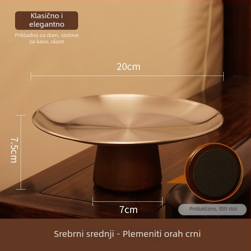 Voćni tanjur, masivno drvo, vanjski stil, jednostavan stil, lansiran u ljeto 2013