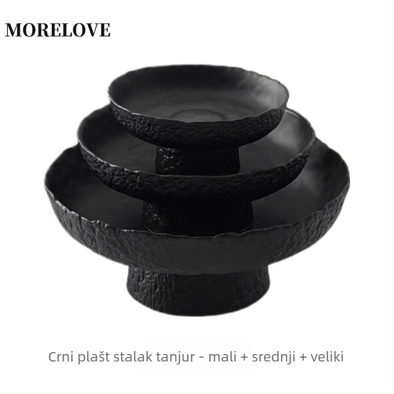 Metalni tanjur za voće · moderni minimalistički stil · prvoklasna kvaliteta · licenca Guangdongxk16-204-02612