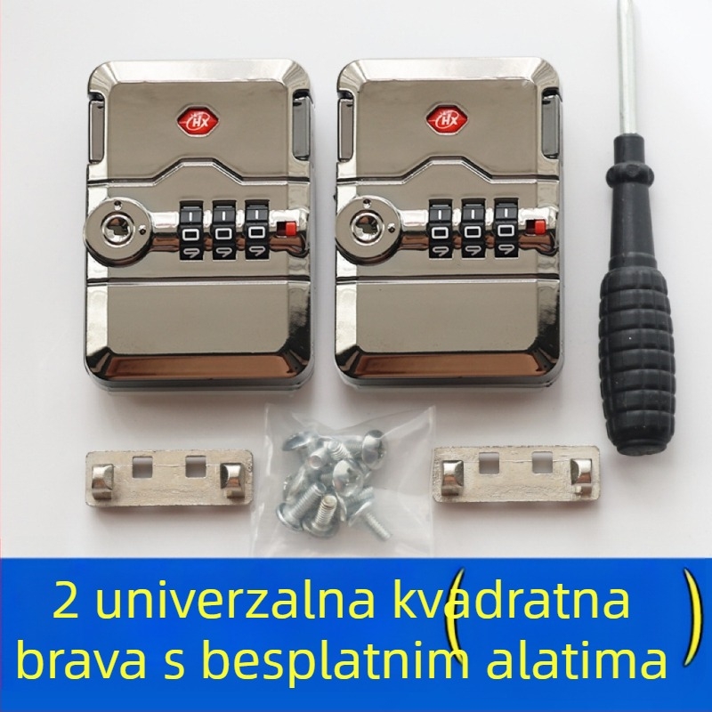 Kombinacijska brava za kofer (ABS materijal) za popravak i zamjenu