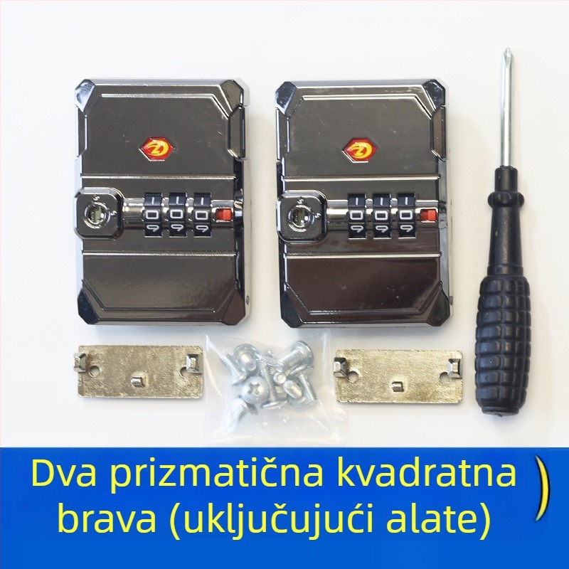 Kombinacijska brava za kofer (ABS materijal) za popravak i zamjenu