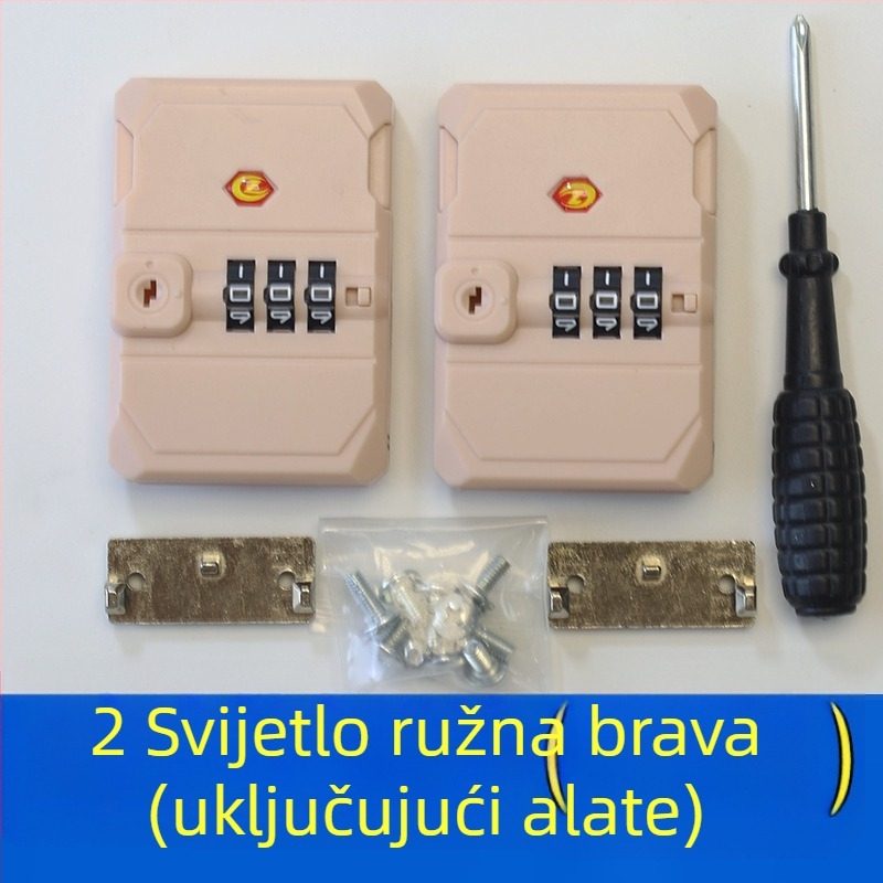 Kombinacijska brava za kofer (ABS materijal) za popravak i zamjenu