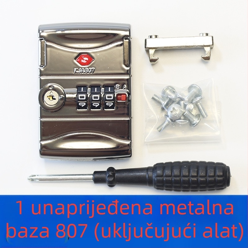 Kombinacijska brava za kofer (ABS materijal) za popravak i zamjenu
