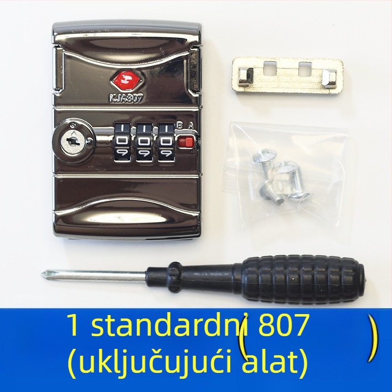 Kombinacijska brava za kofer (ABS materijal) za popravak i zamjenu
