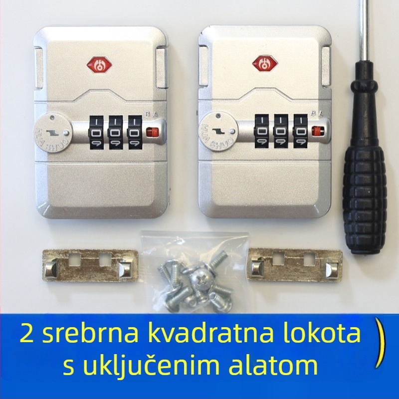 Kombinacijska brava za kofer (ABS materijal) za popravak i zamjenu