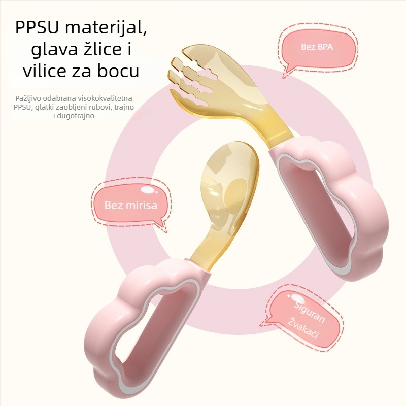 Žličica za hranjenje beba od PPSU za samostalno jedenje — INS stil, Ohlig brend