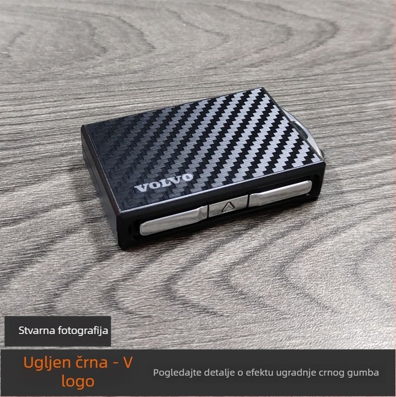 Volvo kućište ključa od legure, kompatibilno s XC60, S90, S60, XC40, XC90, V60, V90, luksuzni dizajn