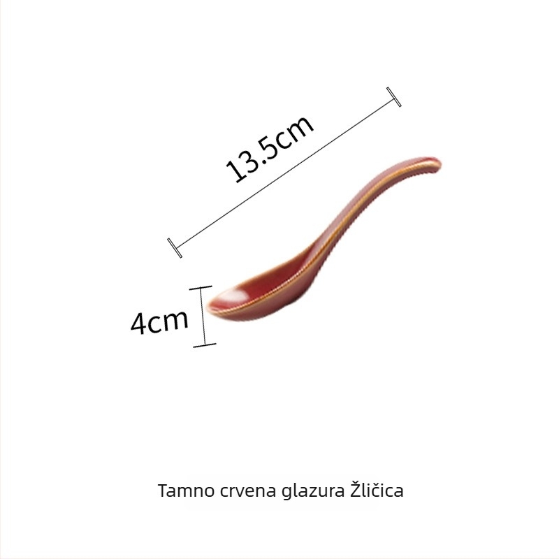 Qingqi keramička žličica — japanski stil za odrasle, s raznovrsnim uzorcima