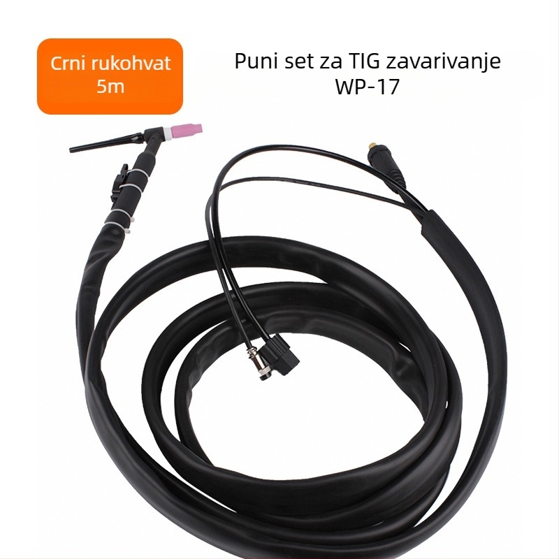 WP17 argonski TIG zavarivački pištolj - integrirani plin-električni sustav, TIG180 rashladna ručica na zraku