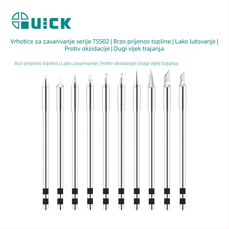 Vrh za lemljenje, bakreno legirani materijal, bez olova (Serija: TSS02; Marka: UICK; Materijal: bakreno legirani; Tip: bez olova)