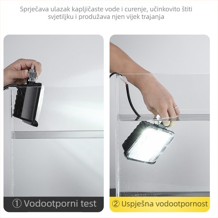 LED auto reflektor, univerzalna kompatibilnost, 400W, 12-80V, 5A, vodootporno kućište