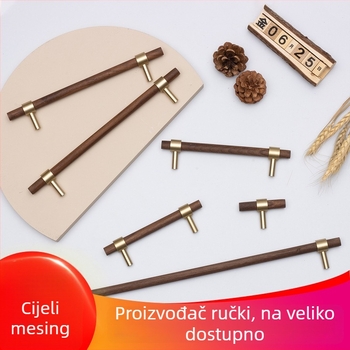 Ručka za ormar i ladicu, materijal: bakar, model: 0087, stil: novi kineski stil; moderni minimalistički dizajn; lagani luksuz