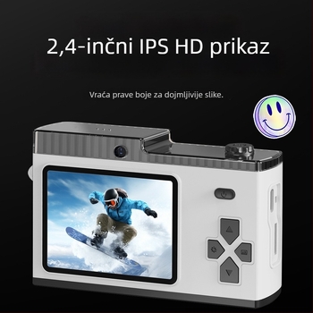 WiFi digitalna kamera Y5 s 24MP+, 8x optički zoom, 2,4-inčni LCD, stabilizacija slike