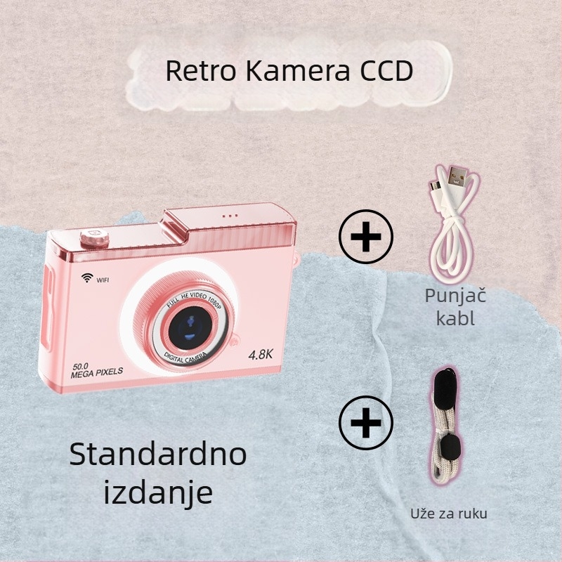 WiFi digitalna kamera Y5 s 24MP+, 8x optički zoom, 2,4-inčni LCD, stabilizacija slike