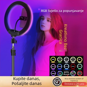 Rasvjeta za fotografiju i live streaming — snaga 10–50W, 110V, model 18650, uspravni nosač, višestupanjsko podešavanje