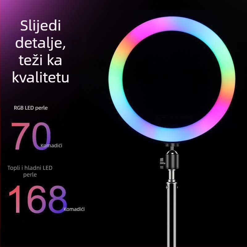 Rasvjeta za fotografiju i live streaming — snaga 10–50W, 110V, model 18650, uspravni nosač, višestupanjsko podešavanje