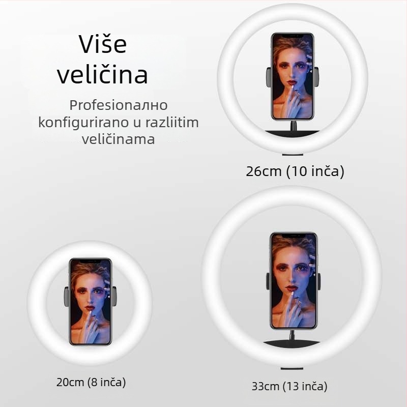 Rasvjeta za fotografiju i live streaming — snaga 10–50W, 110V, model 18650, uspravni nosač, višestupanjsko podešavanje