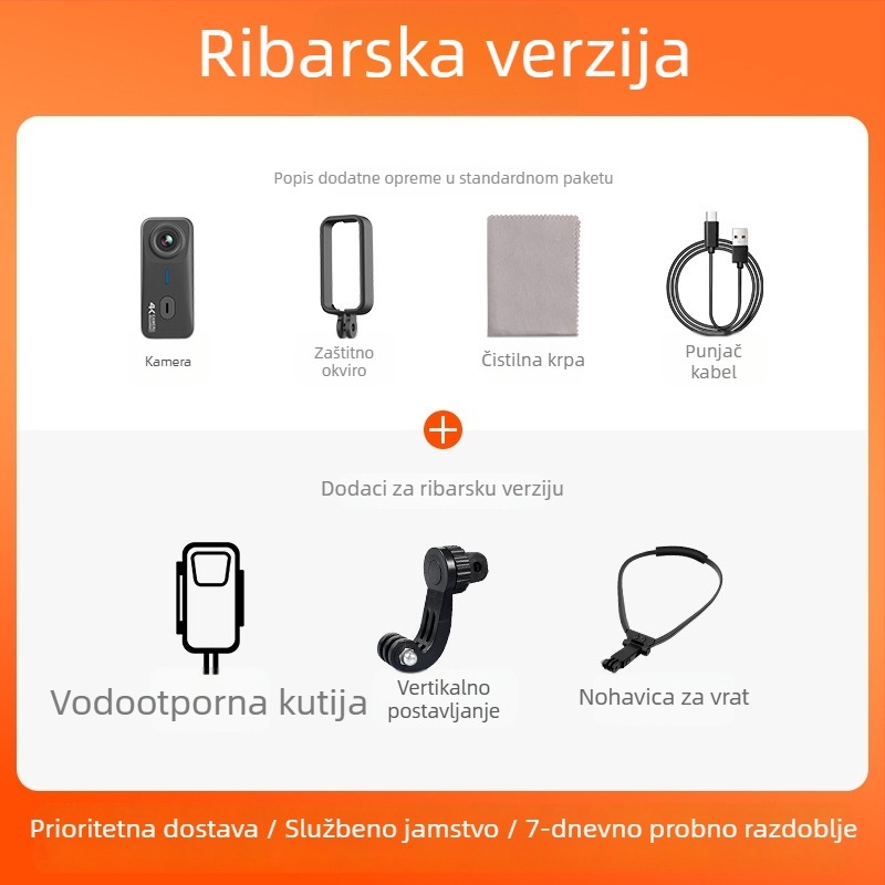 Mountain Dog G10 sportska kamera za sport i motocikl, vodootporna, vlog kamera, 16 MP, TF kartica, trajanje baterije 2 sata