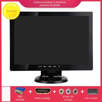 12HS LCD monitor za računalo — 1280x800 rezolucija, LCD zaslon, pakiranje 1–4