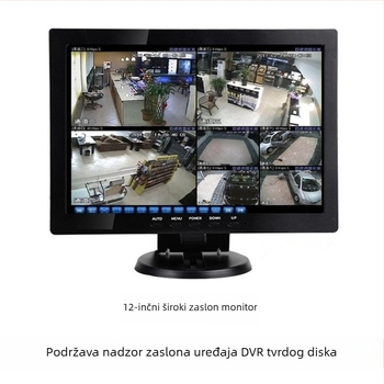 12HS LCD monitor za računalo — 1280x800 rezolucija, LCD zaslon, pakiranje 1–4