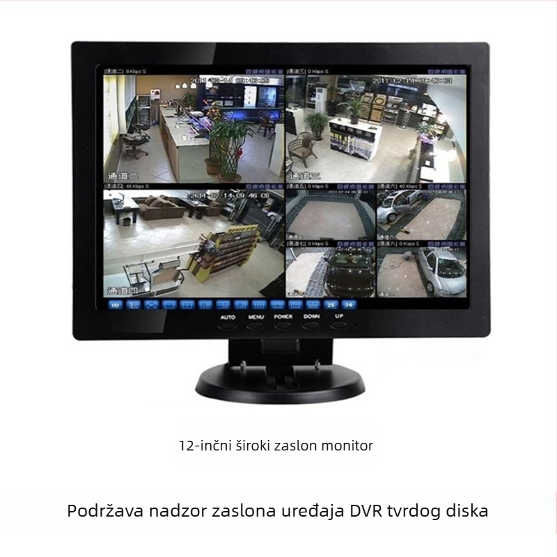 12HS LCD monitor za računalo — 1280x800 rezolucija, LCD zaslon, pakiranje 1–4
