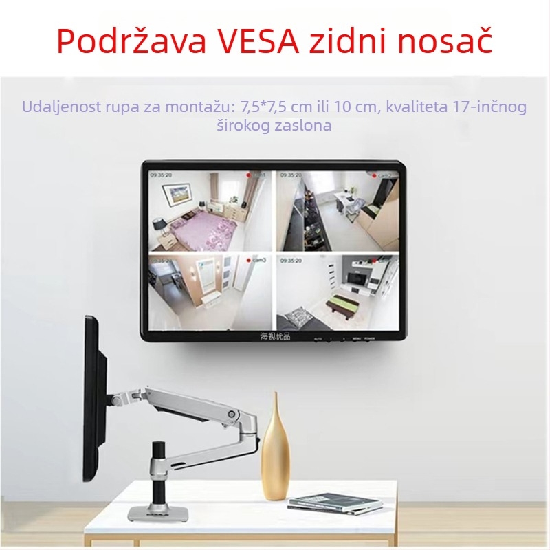 12HS LCD monitor za računalo — 1280x800 rezolucija, LCD zaslon, pakiranje 1–4