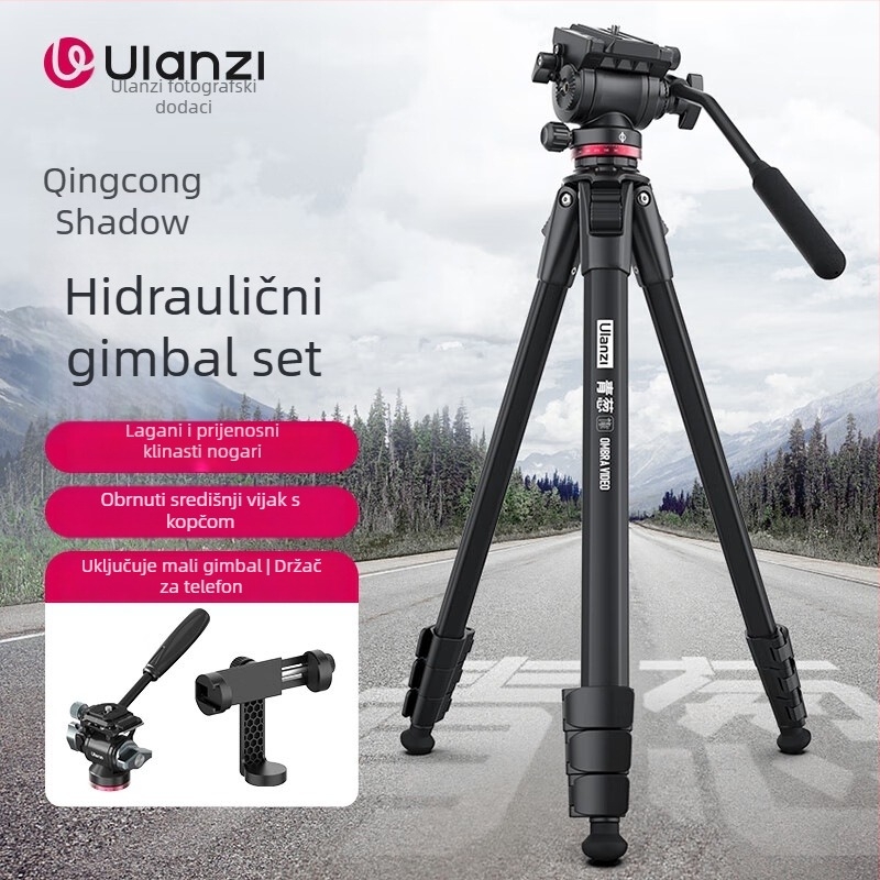 Stativ s kugličnim glavom, univerzalni model za kameru, DSLR i mobitel