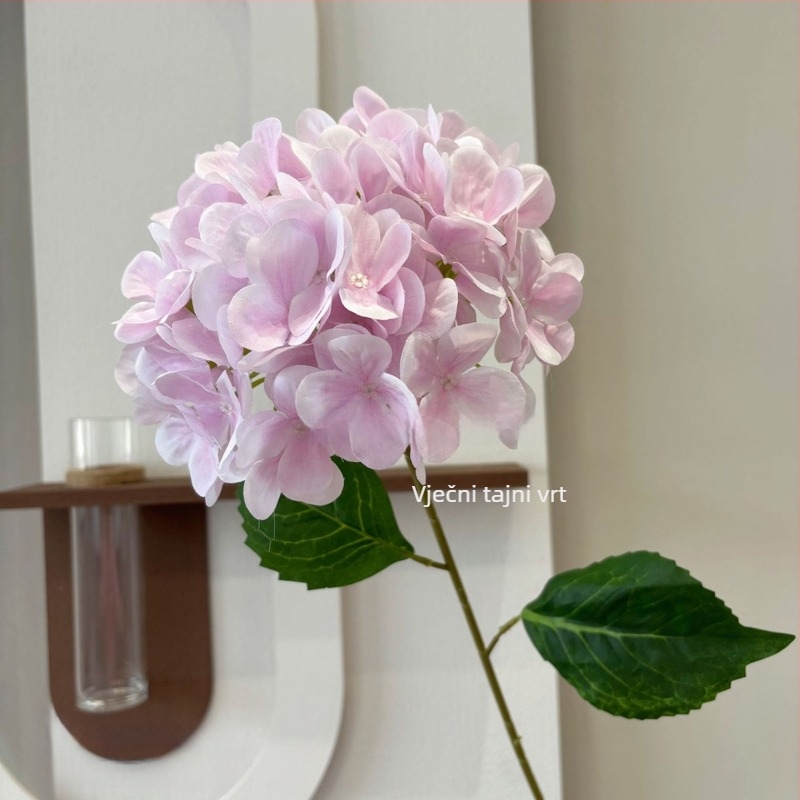 Umjetna hortenzija od svile, marka Secret Garden, Vrsta: Hydrangea, Materijal: Svila, Obrada: Stiliziranje, Injekcijsko oblikovanje, Namjena: vjenčanja, vanjski dekor, rekviziti za fotografiju