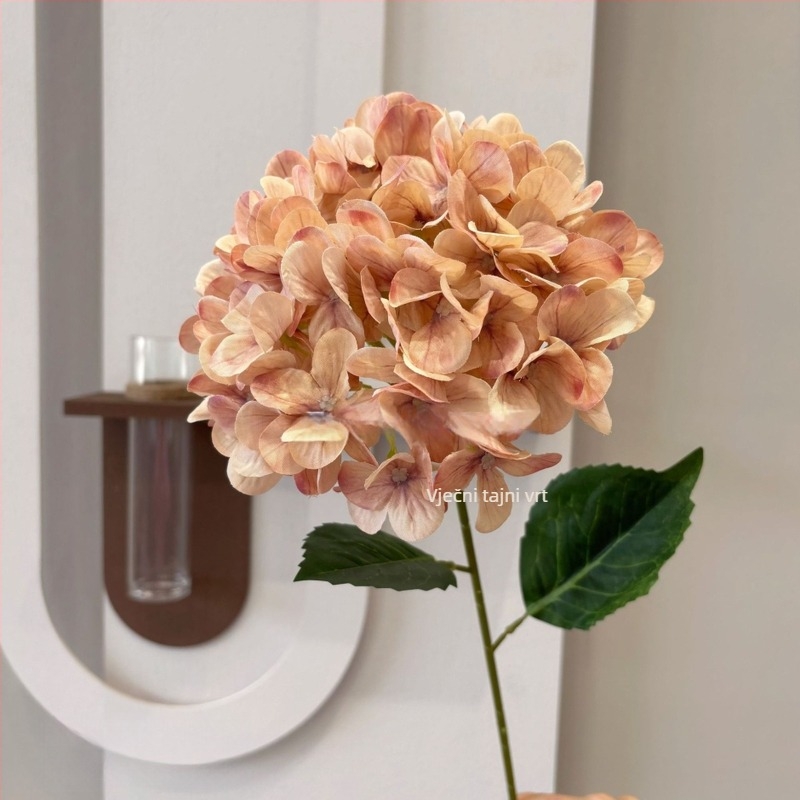 Umjetna hortenzija od svile, marka Secret Garden, Vrsta: Hydrangea, Materijal: Svila, Obrada: Stiliziranje, Injekcijsko oblikovanje, Namjena: vjenčanja, vanjski dekor, rekviziti za fotografiju