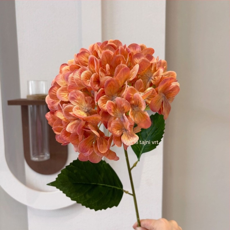Umjetna hortenzija od svile, marka Secret Garden, Vrsta: Hydrangea, Materijal: Svila, Obrada: Stiliziranje, Injekcijsko oblikovanje, Namjena: vjenčanja, vanjski dekor, rekviziti za fotografiju