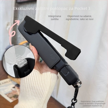Zaštitna futrola za DJI Pocket 3 od velura, poklopac za objektiv, mogućnost prilagođenog loga, nacionalno jamstvo