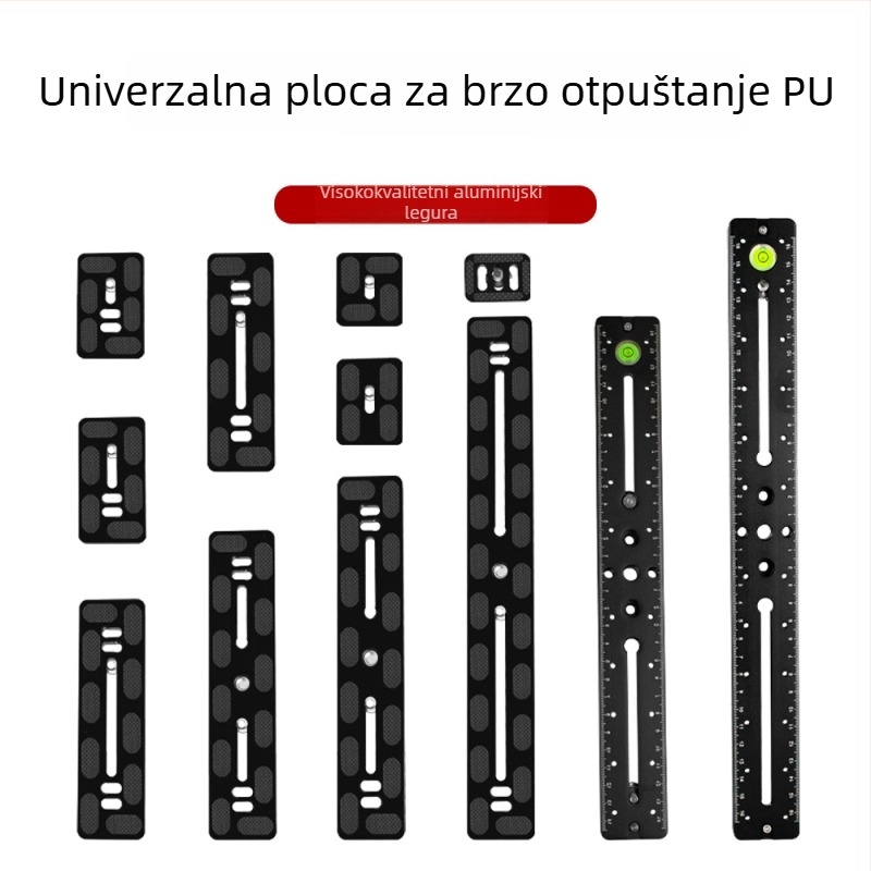 Univerzalna brza ploča za oslobađanje za SLR kameru – aluminijska legura, Pu board serija, nosivost 2–5 kg