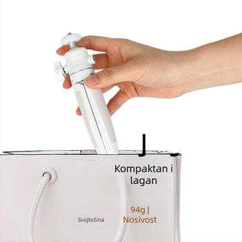 Mini sklopivi stolni stativ za mobitel i kameru bez ogledala, od aluminijske legure