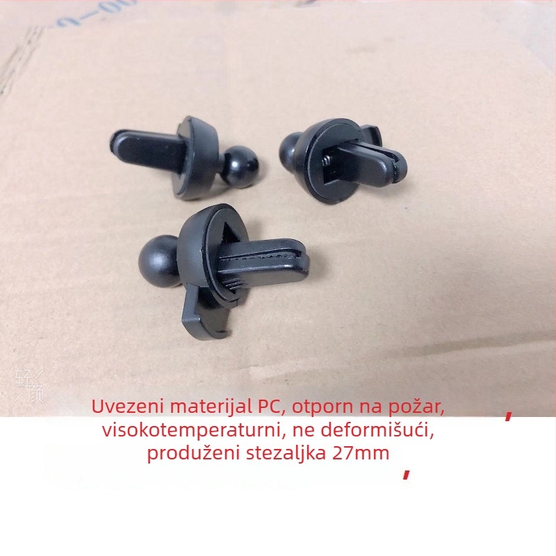 Bežični nosač za bežično punjenje za automobilsku ventilacijsku rešetku – Z701, rotirajuća baza vodoravno i okomito (Model: Z701; Materijal: metal + plastika; Ugradnja: klip za ventilacijski otvor; Kompatibilnost: univerzalna)