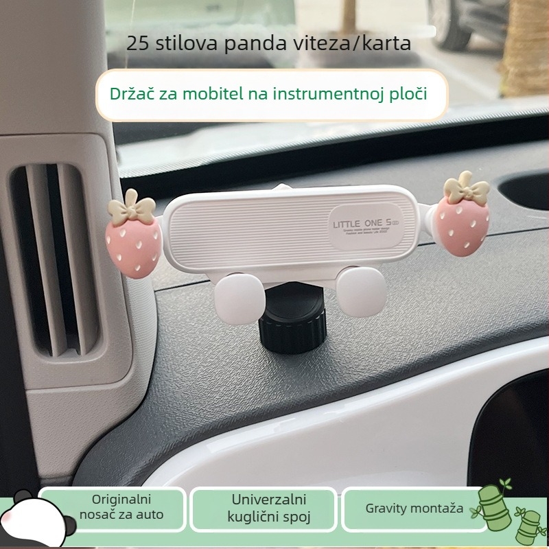 Držač za telefon u autu Geely Panda Mini / Kart / Rider, središnja konzola – plastika, crtani stil, ovlaštena privatna marka, prilagodba dostupna