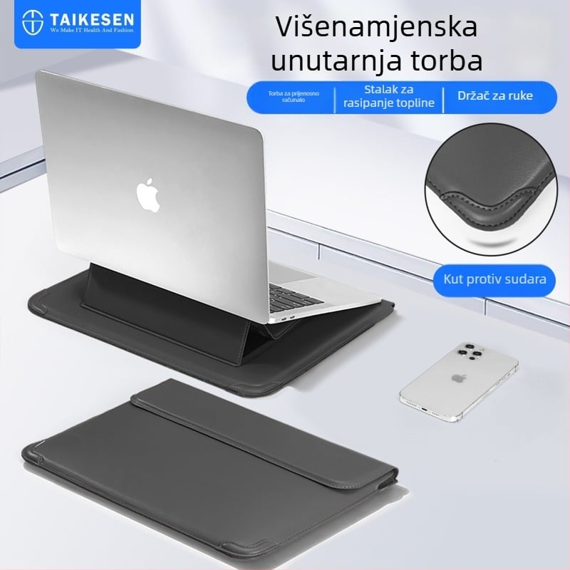 Tykson PU futrola za notebook, kompatibilna s MacBook 14 inča i Lenovo/Huawei 16 inča