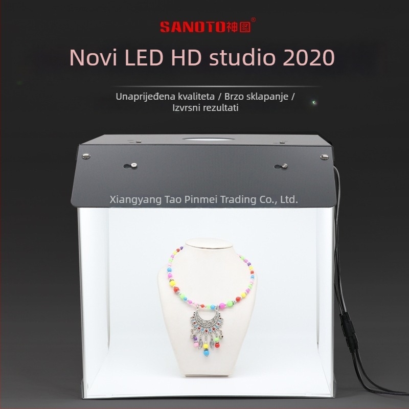 Set rasvjete za fotografiju proizvoda sa Softboxom i LED Lightbox-om