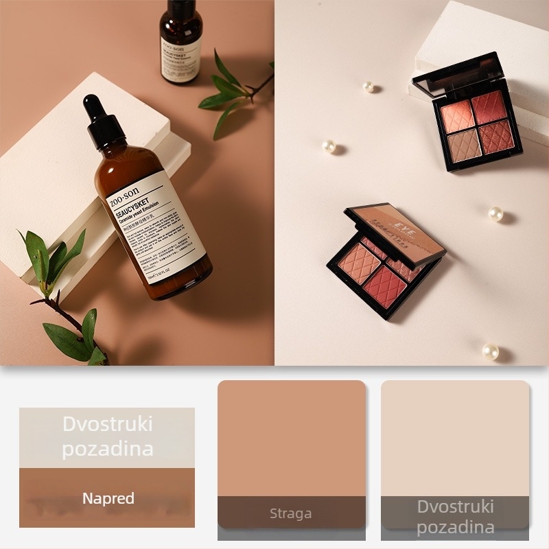 Pozadina ploča za fotografiju, dvostrana, neodrazirajuća mat površina, rekvizita u studiju, materijal: Chevron ploča, težina 0,8 kg