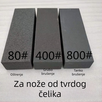 Dijamantni kamen za oštrenje noževa od tvrdog čelika – grubo i fino brušenje