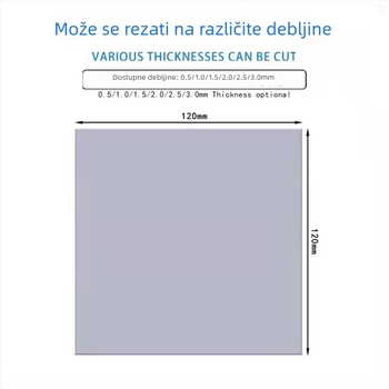 Hui Tianxin HTX158 Silikonska podloška za hlađenje za M.2 SSD, prijenosna računala i desktop GPU — OEM obrada, distribucija po jedan komad, izlazak 2021