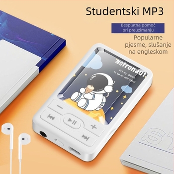 Prijenosni MP3 player za studente, kompaktni glazbeni player, bez snimanja videa